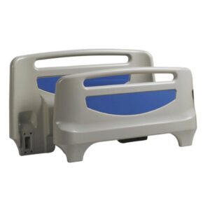 CABECERO Y PIECERO EN ABS COLOR AZUL